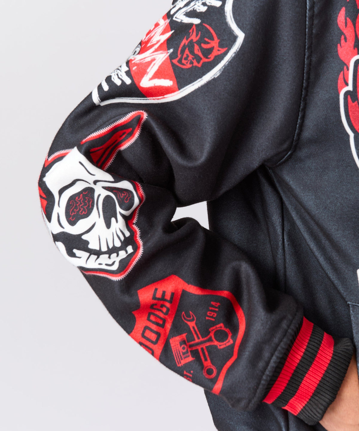 Dodge Demon Varsity Jacket -  Black