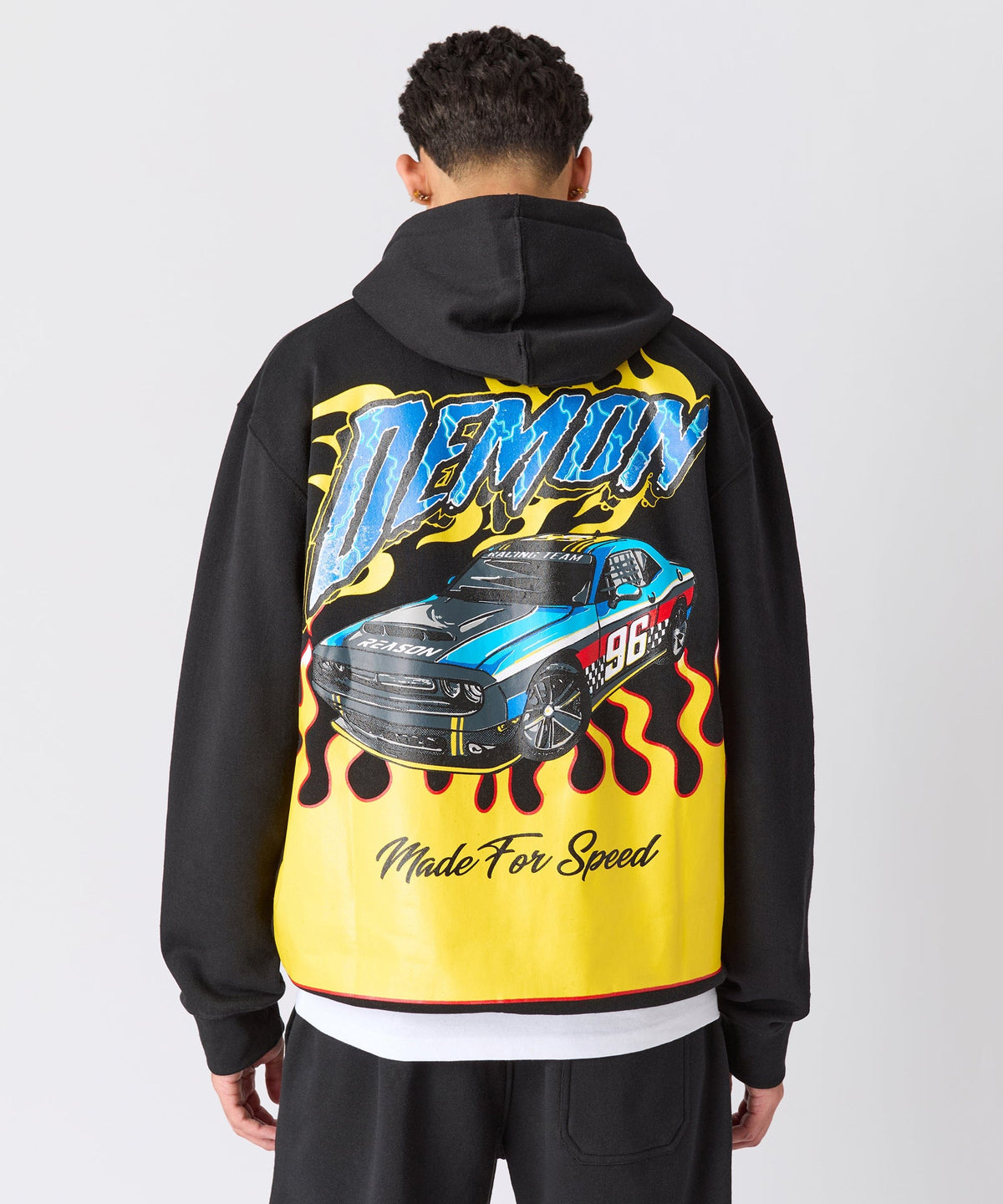 Dodge Demon Full Zip Hoodie - Black