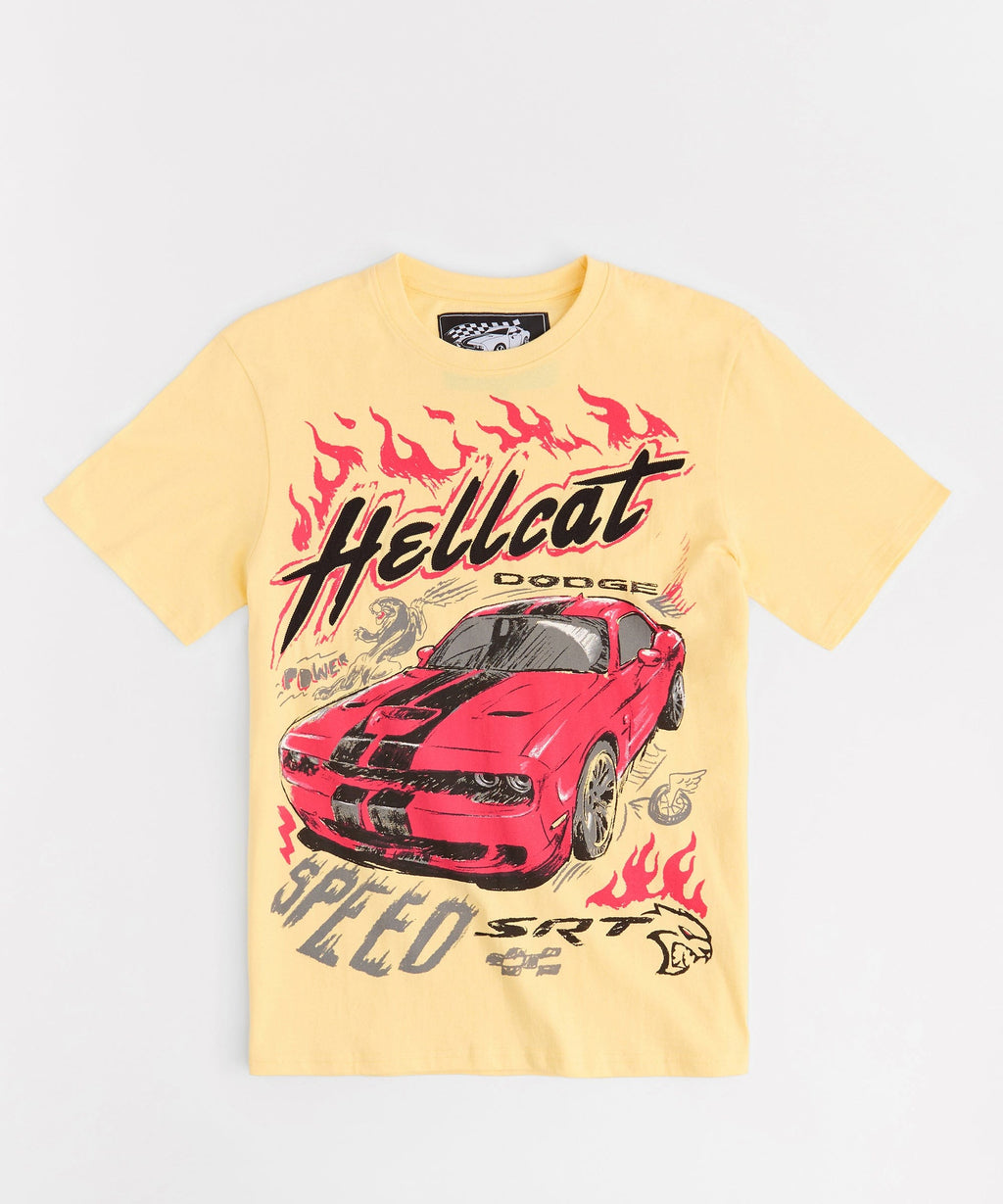 Dodge Hellcat Tee - Tan