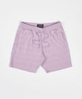 Diamond Plate Towel Shorts - Mauve